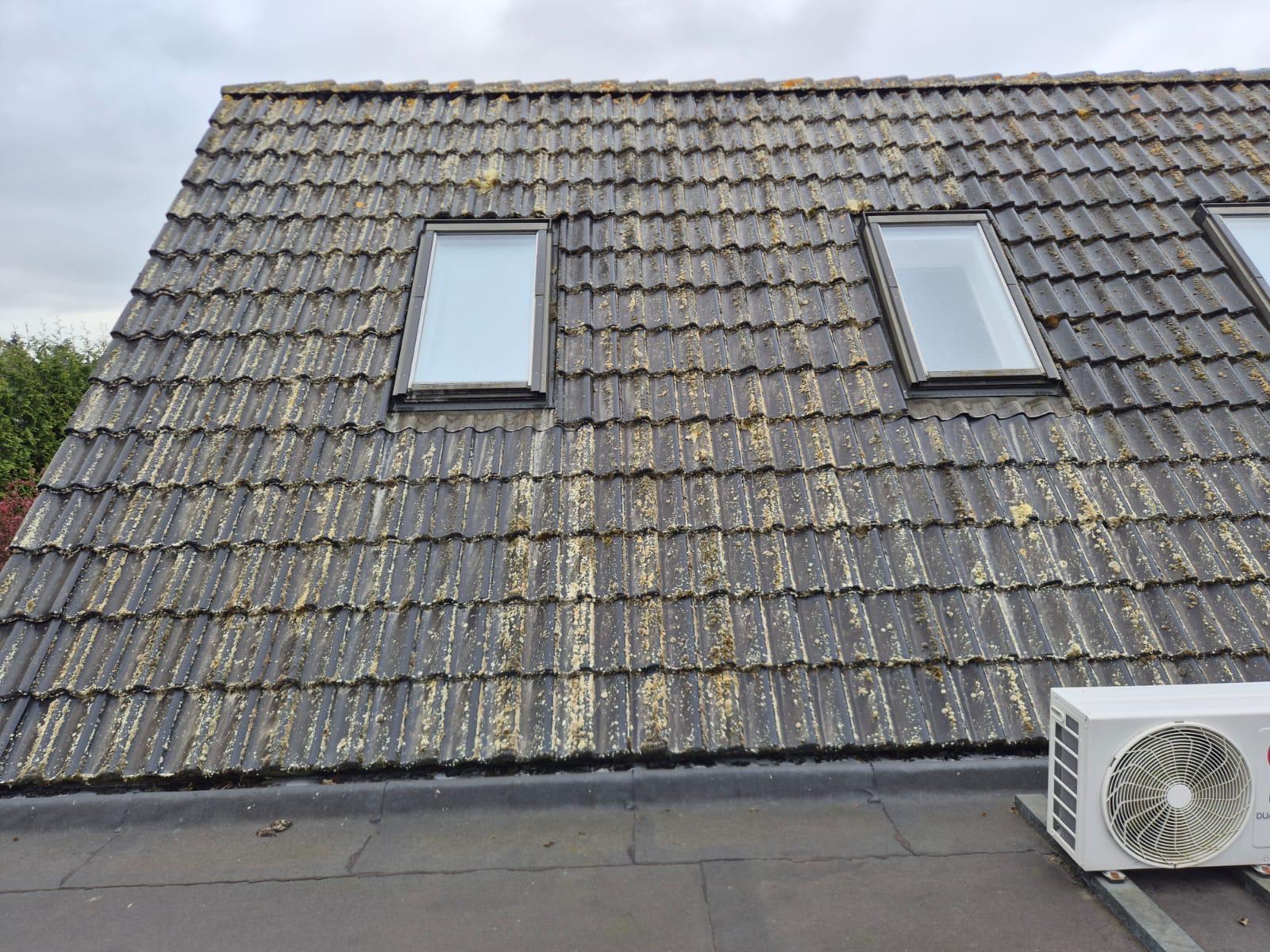 Dak voor coaten — verweerd en oud